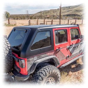 Jeep Wrangler JK Hardtop - TURN Offroad - Fastback 4-Piece - White - `07-`18
